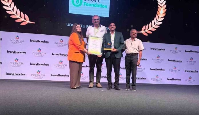 Uboontu Foundation, Indian CSR Award, waste management, bulk waste management, corporate social responsibility, sustainability