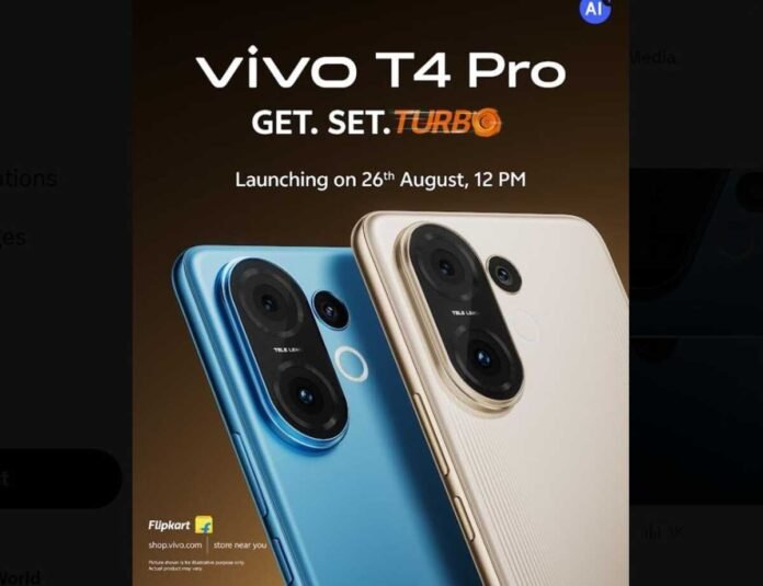 Vivo T4 Pro, Vivo T4 Pro launch date, Vivo T4 Pro price in India, Vivo T4 Pro specifications, Vivo T4 Pro leaks, Vivo T4 Pro camera, Vivo T4 Pro Flipkart, Vivo T4 Pro features, Vivo T4 Pro vs T3 Pro, upcoming Vivo phones, Qualcomm Snapdragon 7 Gen 4, 50MP periscope camera, 6500mAh battery smartphone, mid-range smartphone India, smartphone with periscope camera,Vivo T4 Pro, Vivo T4 Pro leaks, Vivo T4 Pro specs, Vivo T4 Pro camera, Vivo T4 Pro launch, smartphone leaks, Vivo, upcoming phones