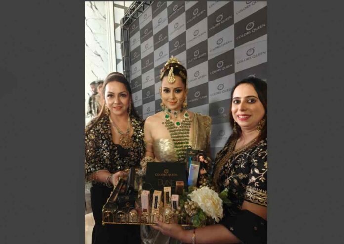 Colors Queen Cosmetics Colors Queen Cosmetics, Raabta by Rahul, Diwali Gala, Official Beauty Partner, Kangana Ranaut, Indian Beauty Brand, Celebrity Event, Luxury Jewelry