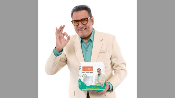 Tulips Tulips, Adult Diaper Pants, Boman Irani, Brand Ambassador, Life par full control, Adult Hygiene, New Product Launch, Senior Care