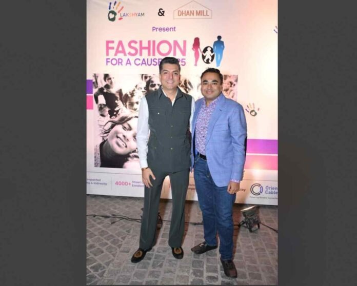 Fashion For A Cause 2025, Lakshyam NGO, Shantanu & Nikhil, Varun Bahl, JJ Valaya, Delhi fashion events, charity fashion show, NGO initiatives, women empowerment, child education, The Dhan Mill