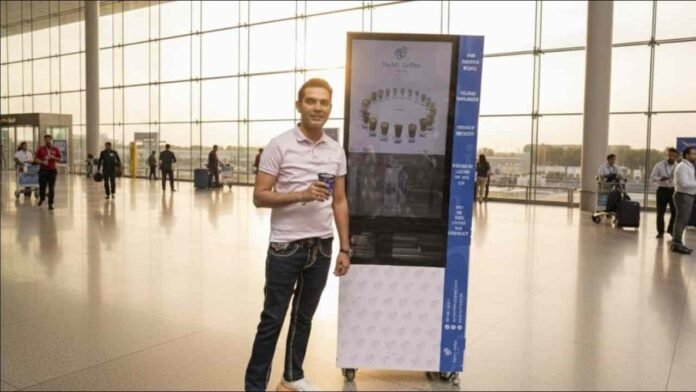 Ajay Sachde, NyMi Coffee, Mumbai coffee revolution, AI barista India, smart coffee vending