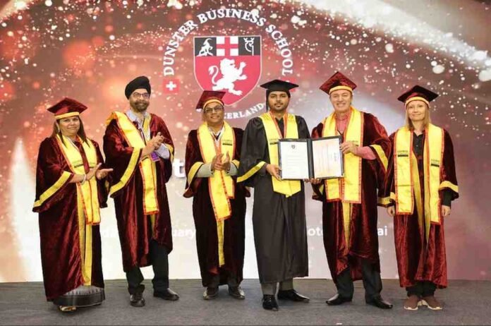 Dr. Nikhil Gill, Dunster Business School Switzerland, Honorary Doctorate Business Administration, Shalom India Travels, Indian entrepreneur awards