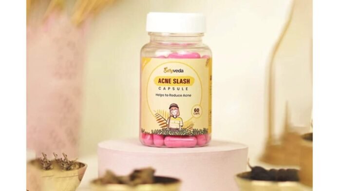 Girlyveda Anti Acne Capsules, Ayurvedic acne treatment, women skincare supplement, herbal acne capsules India, adult acne Ayurvedic solution, internal detox for skin,Girlyveda