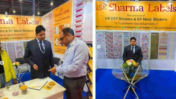 Rajeev Sharma Sharma Labels, industrial labeling India, OEM branding solutions, UV DTF stickers India, EP metal stickers manufacturer, Make in India packaging