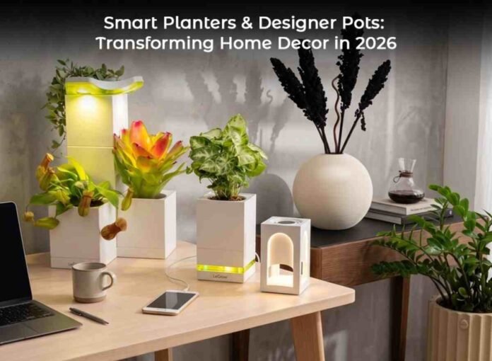 smart planters 2026, designer pots India, modern home decor, self watering planter, indoor planters, Legrow planter, decorative planters